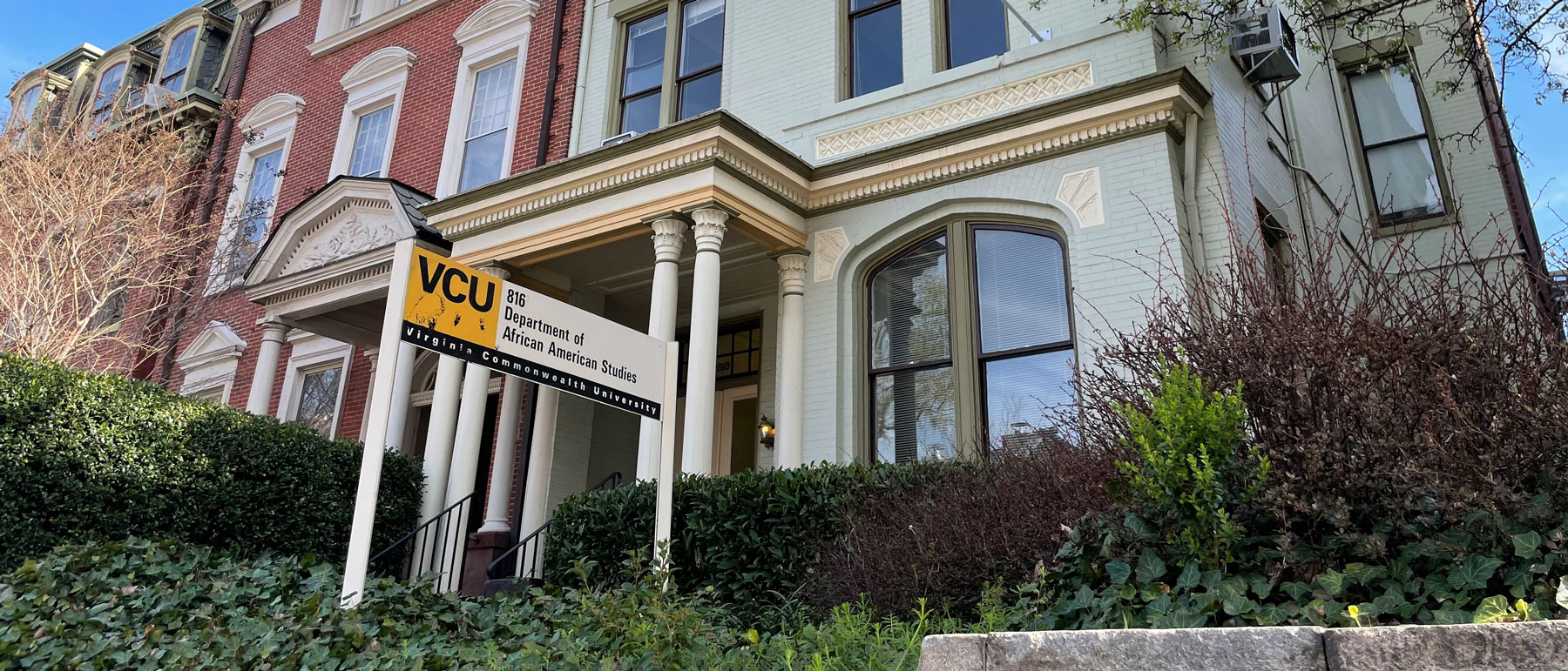 gabriel's house on the v.c.u. campus, home of the department of african american studies