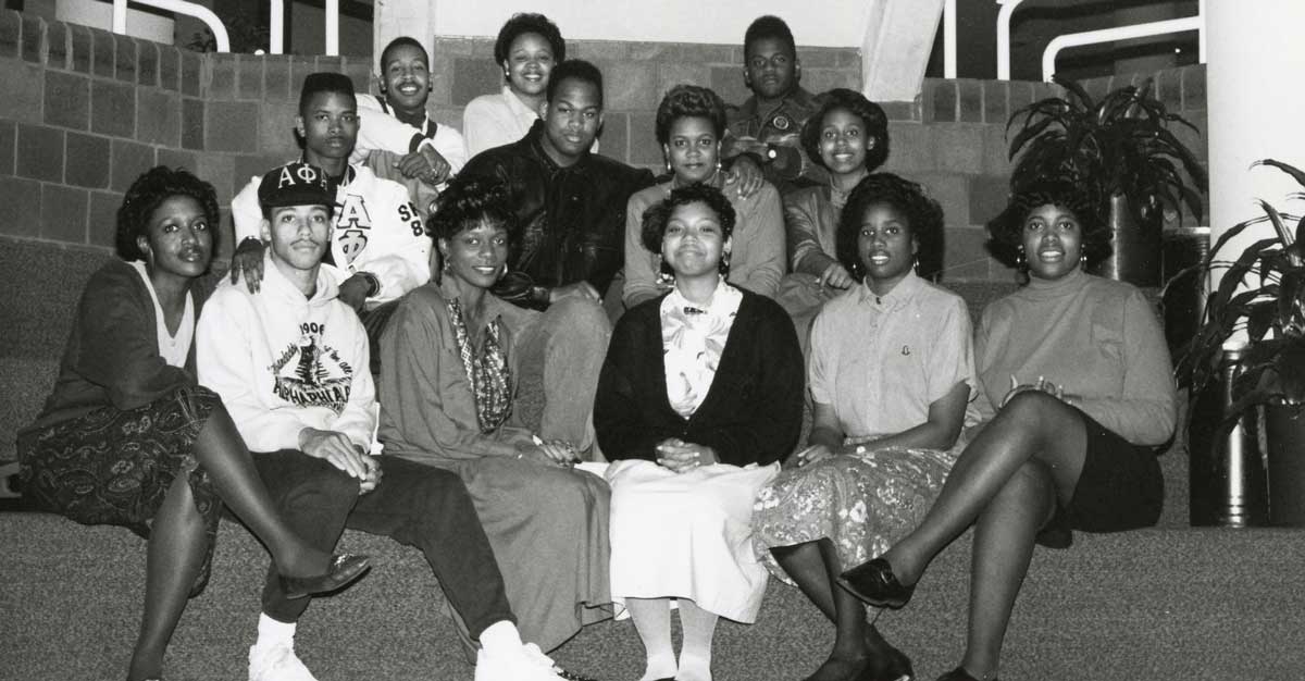 members of the v.c.u. black caucus in the year 1990